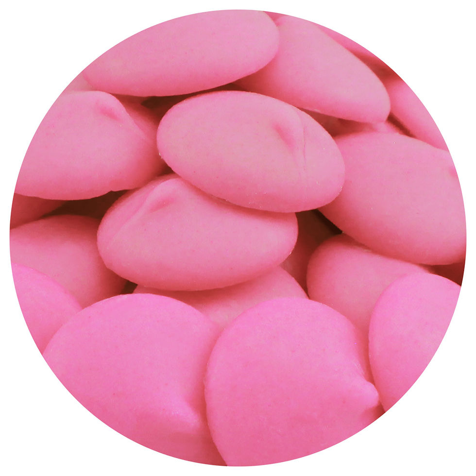 Pink Chocolate Melting Wafers