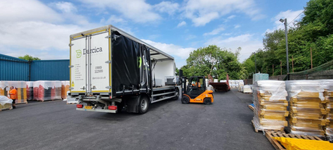 Darcica truck in yard