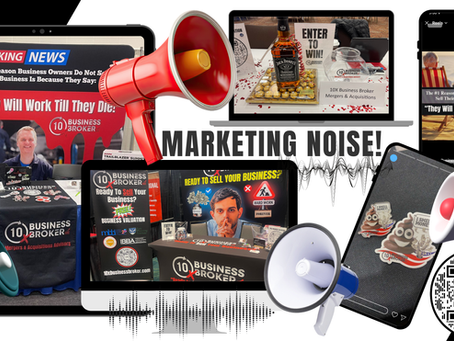 signs of 10x business logo and stand