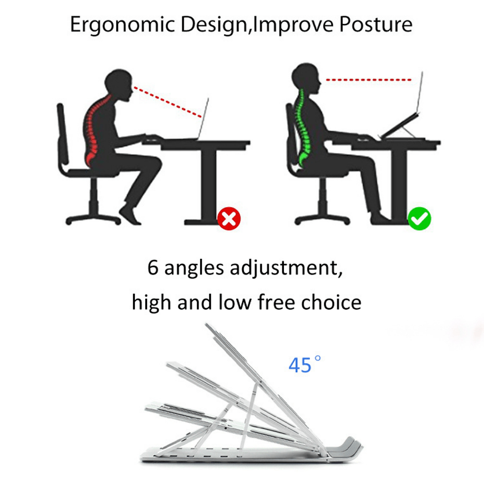 Miniatura: Soporte plegable para laptop