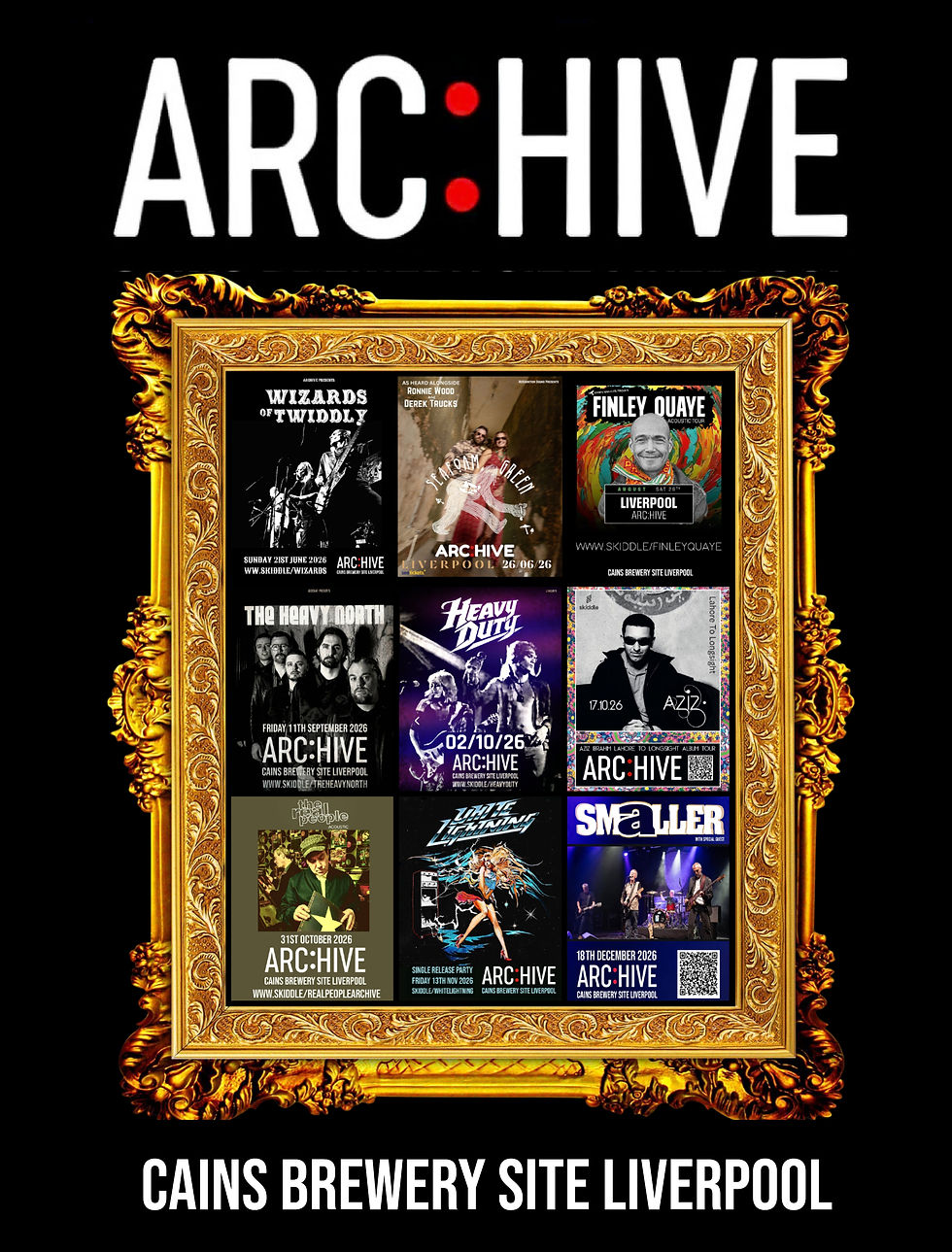 Upcoming shows at Archive Liverpool