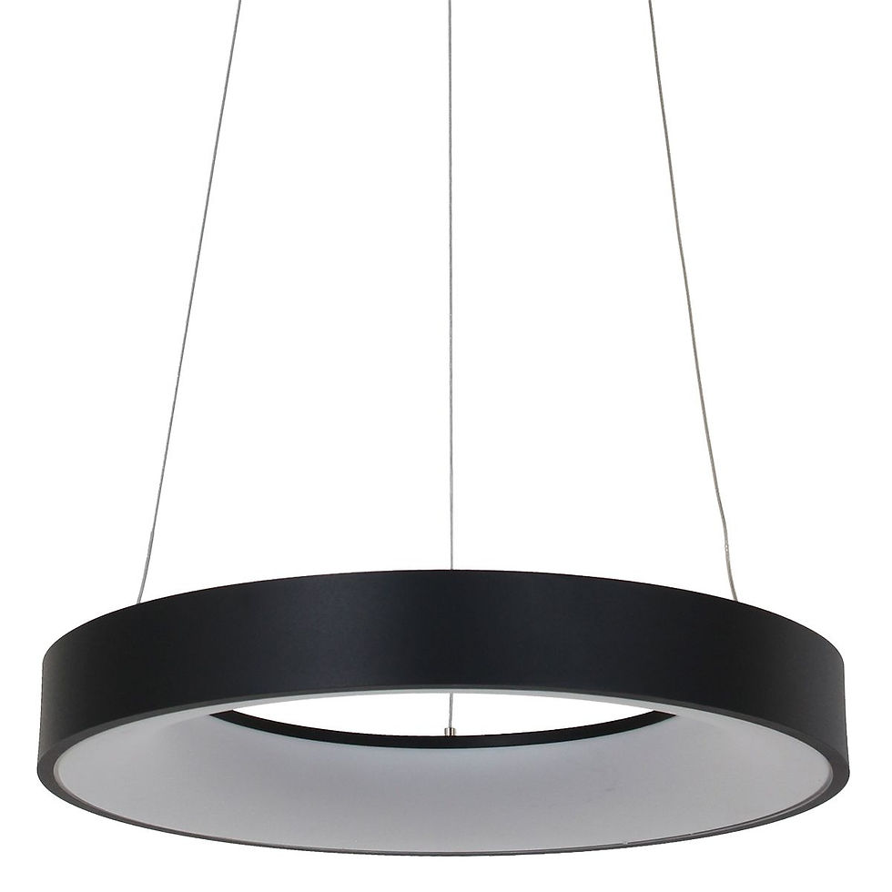Thumbnail: Hanglamp Ringle 2695 Zwart 48