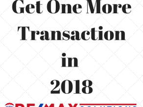 Get ONE MORE Transaction for 2018 – Nov 20 Suntree