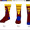 Thumbnail: STATHS SOCKS - Maroon/Gold VCUT Crew $10 US