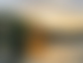 Humboldt Park pond at dusk