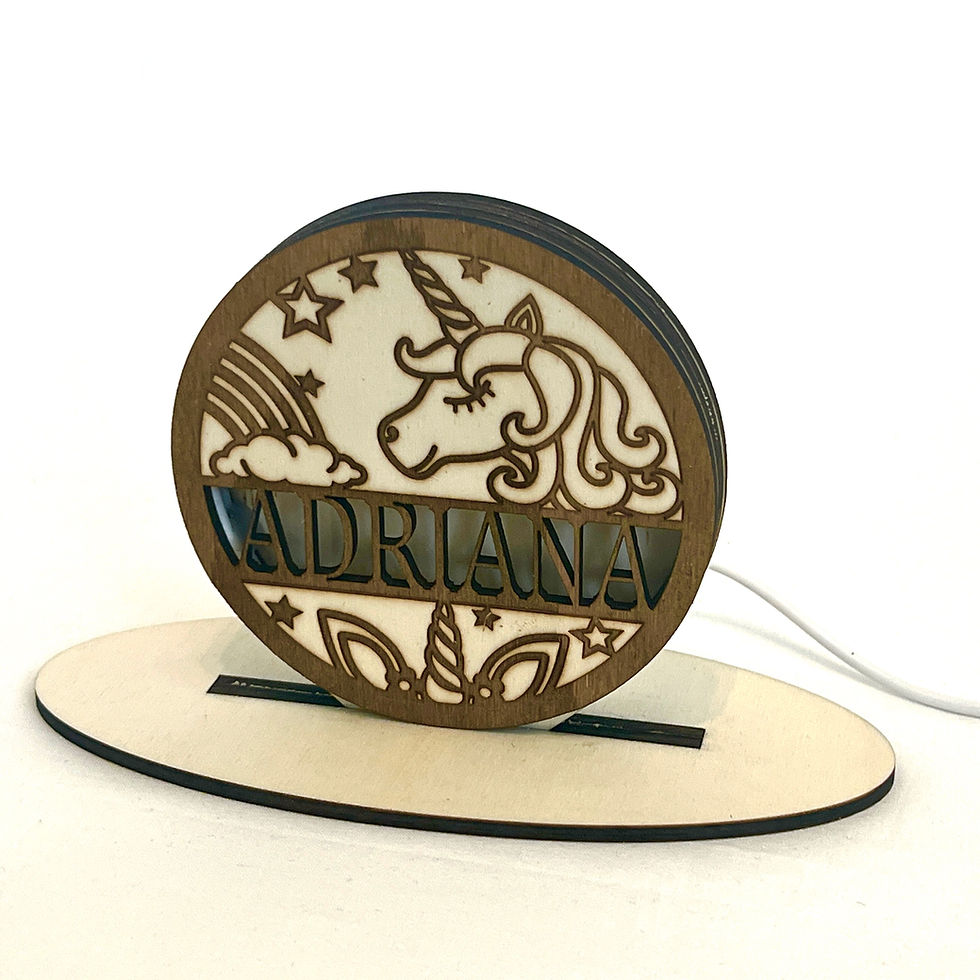 Miniaturbild: Nachtlicht fürs Kinderzimmer (personalisiert)