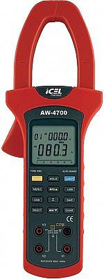 Alicate Wattímetro Digital Icel AW-4700