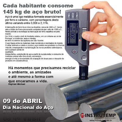 9 de Abril – Dia Nacional do Aço