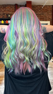 rainbow unicorn hair san fancisco
