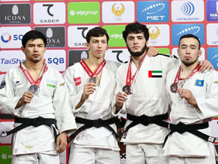 "Emirati Judo" wins bronze in the "Tashkent Grand Slam" Championship