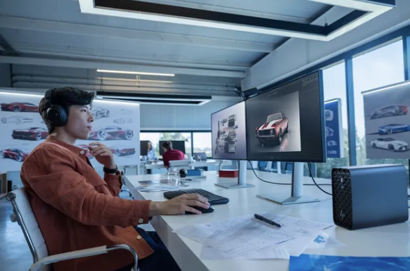 جهاز «HP All-in-One Desktop Mini PC» من «إتش بي» (HP)