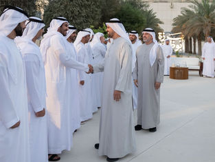 His Highness Sheikh Theyab bin Mohamed bin Zayed participates in the Ramadan Iftar at "Barzat Abu Dhabi"