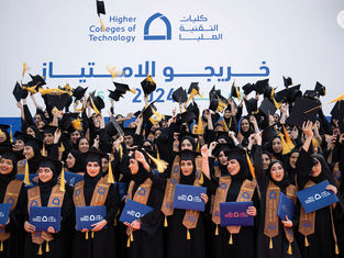 In the presence of Sheikh Theyab bin Mohamed bin Zayed, the Higher Colleges of Technology celebrate the graduation of the 2024 batch