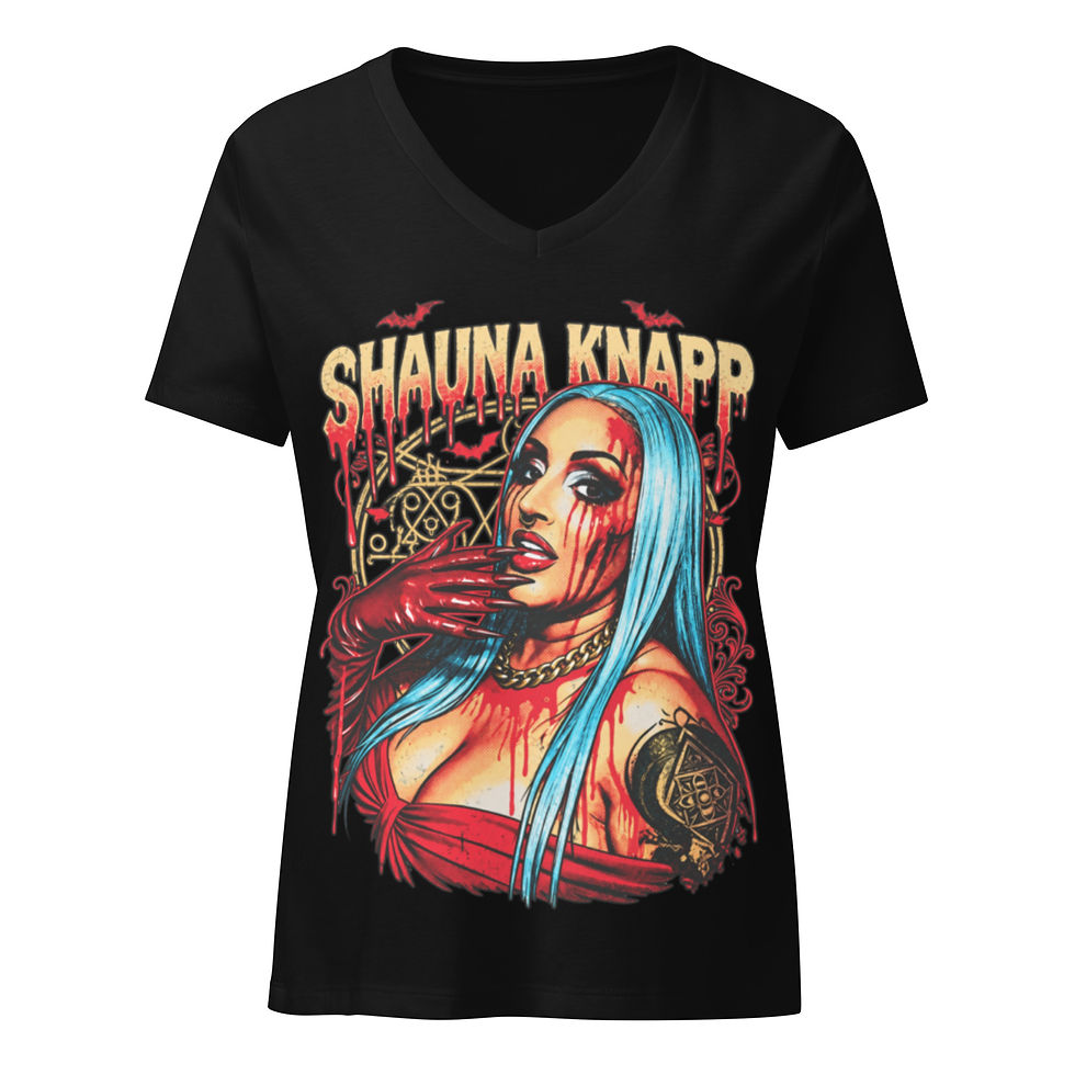 Thumbnail: Women’s V-Neck Shauna Knapp Halloween Collection 2026