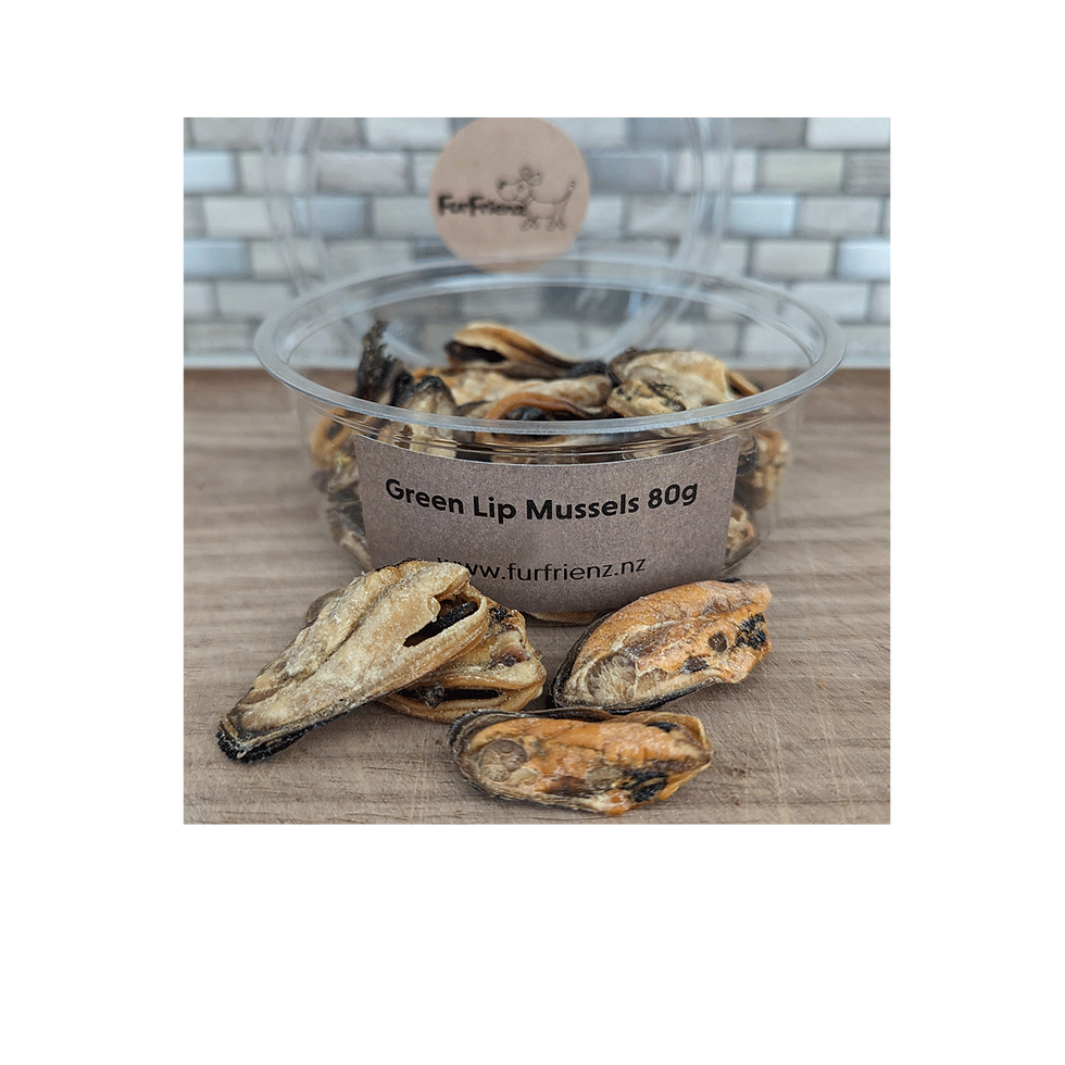 FurFrienz Green Lipped Mussels Natural Treats for Dogs and Cats