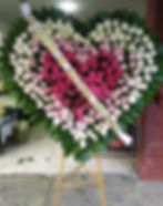 corona funebre en rosas