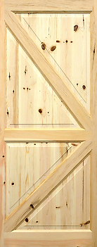 Raised Panel Knotty Pine