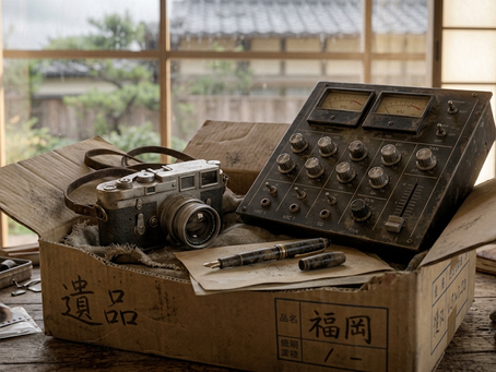 【福岡の遺品整理】8月中の処分は待って！実家の「古いカメラ・謎の重たい機材」の本当の価値