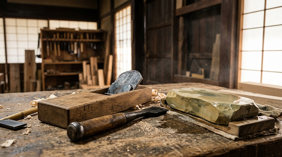 【福岡の遺品整理】サビだらけOK!名工の鉋(かんな)・鑿・京都産天然砥石の出張買取
