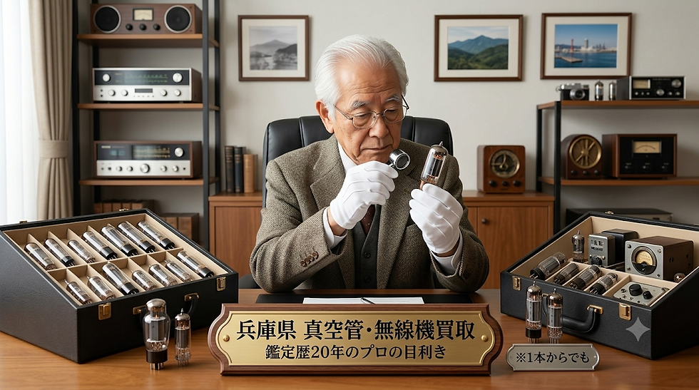 兵庫県の真空管の買取やビンテージ真空管・無線機の買取は当店へ(※1本からでも)