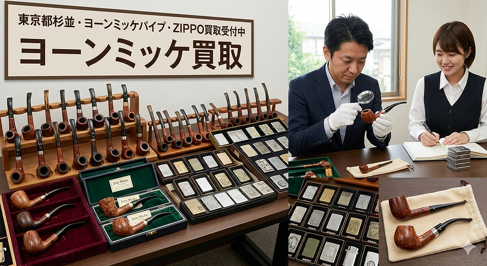 【東京都杉並】ヨーンミッケ(Jorn Micke)パイプの買取は当店へ!作家物・ビンテージZIPPOも高価買取