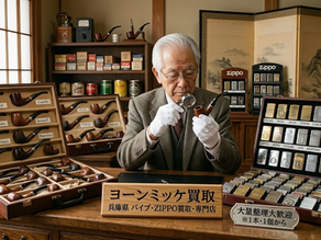 兵庫県のパイプ買取、大量のZIPPOの整理はぜひ当店(ヨーンミッケ買取)へ 価値のわかる査定士が大切に買取いたします