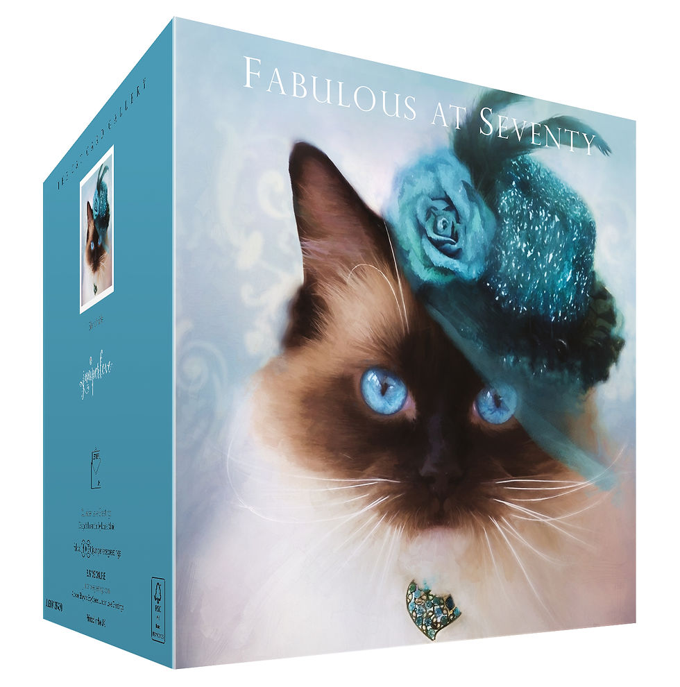 Thumbnail: 70th Birthday Card 'FABULOUS AT SEVENTY'