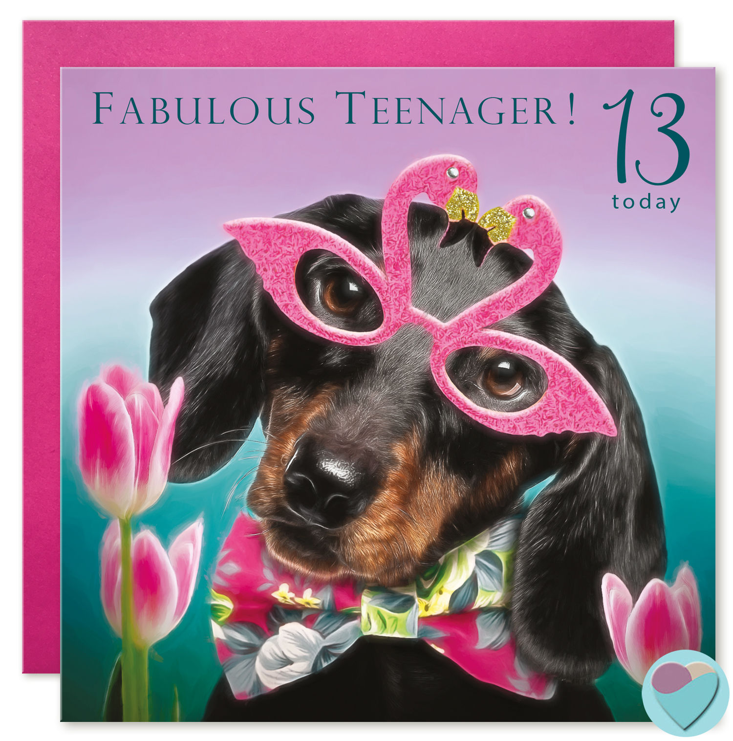 13th Birthday Card 'FABULOUS TEENAGER! 13 TODAY'