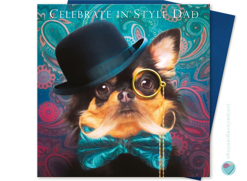 Thumbnail: Dad Birthday Card 'CELEBRATE IN STYLE DAD'