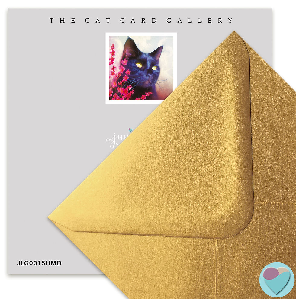 Thumbnail: Black Cat Mother's Day Card by Juniperlove Greetings