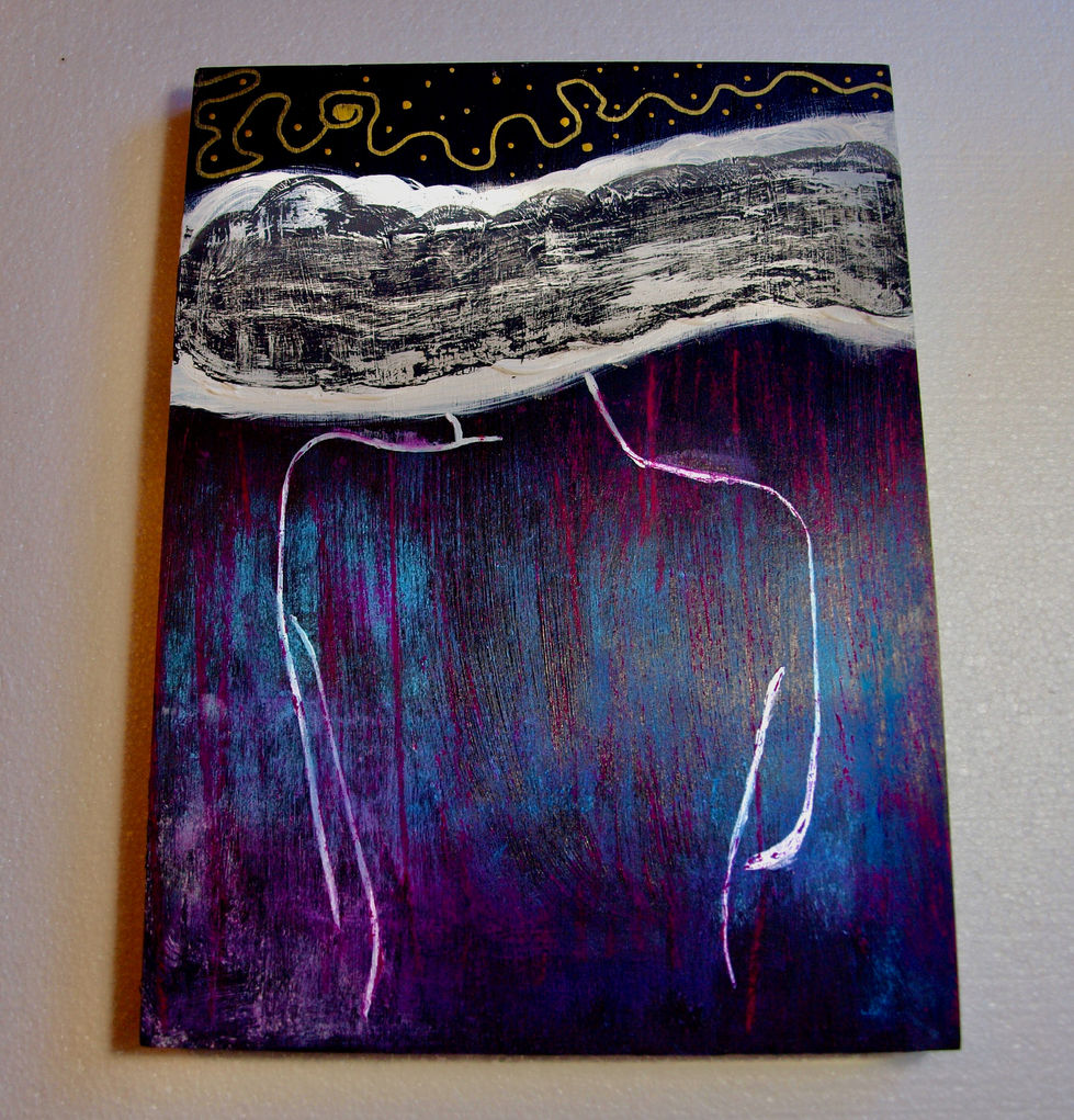Pastel and Acrylic experiment