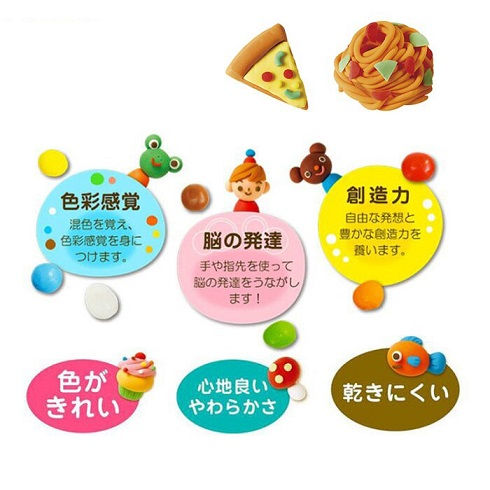 縮圖：日本 銀島Gincho 天然無毒黏土 - 義大利麵套裝