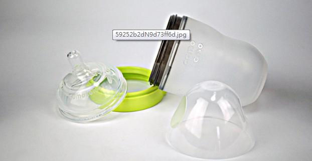 縮圖：美國 comotomo 防脹氣全矽膠奶瓶180ml - 粉紅色