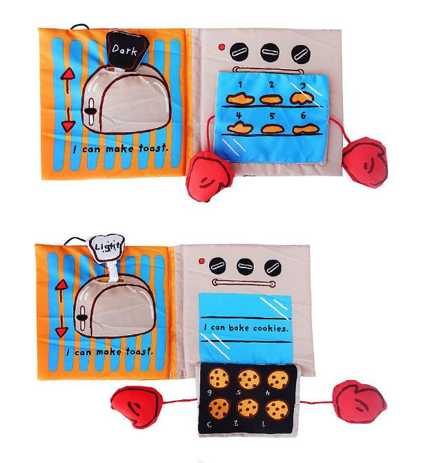 縮圖：法國 JJovce 嬰兒撕不開廚師立體布書