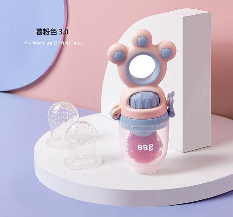 縮圖：韓國 aag 嬰幼兒輔食工具矽膠水果輔食器 3.0