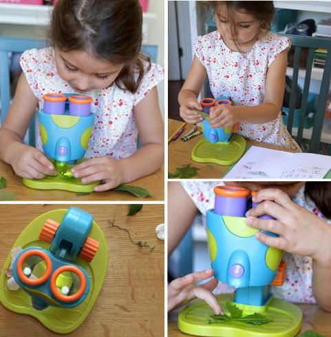 縮圖：美國 Learning Resouces 兒童8倍顯微鏡玩具