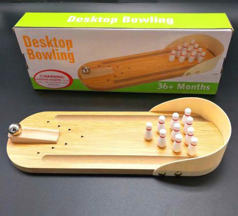 經典遊戲 - 迷你桌面保齡球