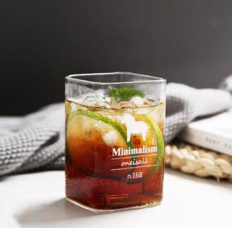 縮圖：Oneisall Minimalism 簡約方型玻璃杯