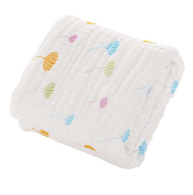 日本 SANDESICA 6層純棉紗布浴巾 - 蒲公英