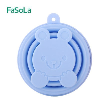 縮圖：FaSoLa 多用途可愛矽膠可伸縮折疊旅行水杯