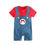 縮圖：可愛Mario造型嬰幼兒男女短袖連身衣