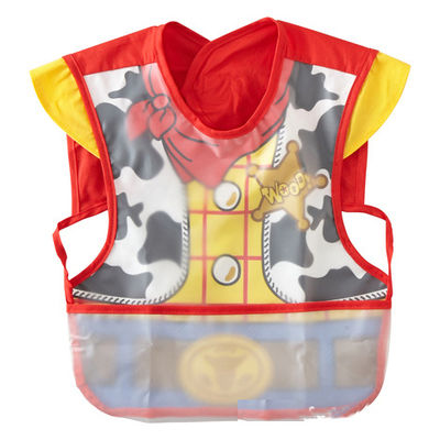 縮圖：Disney 日本嬰兒防水衣服型純棉口水肩