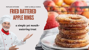 Fried Battered Apple Rings