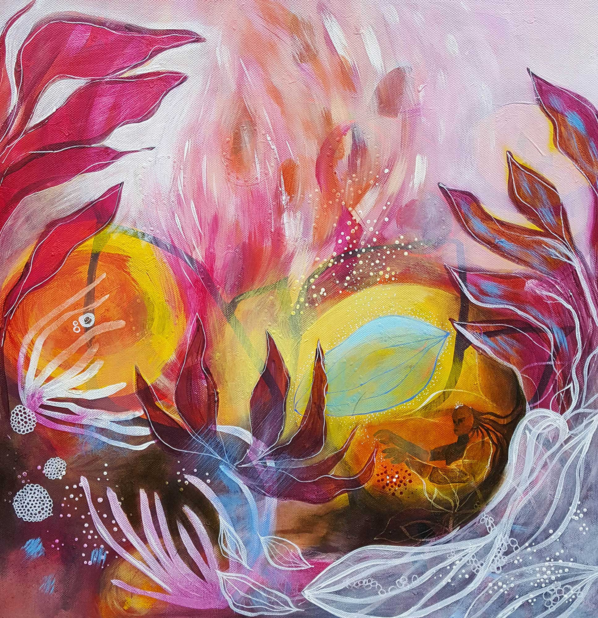 'Trust the journey' original painting