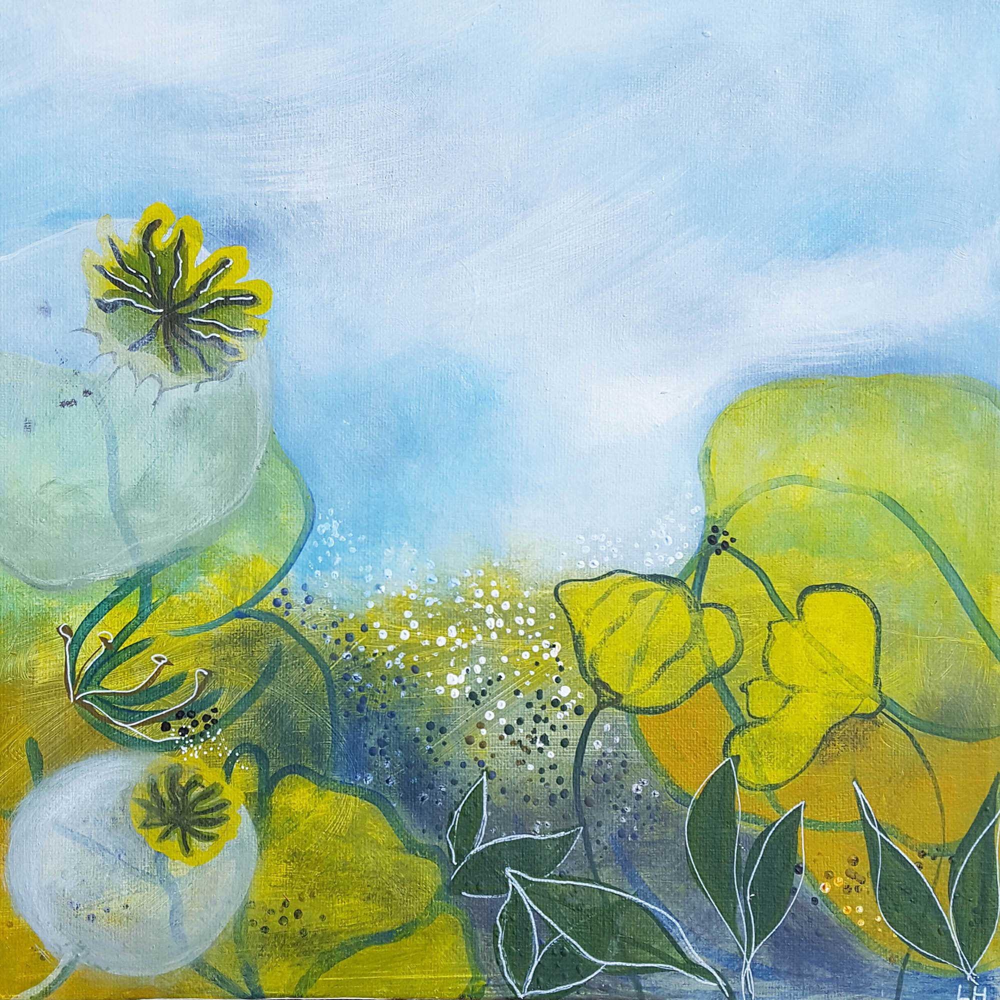 'Buttercups' original painting