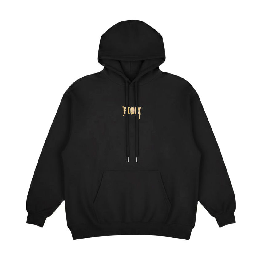 Thumbnail: BLACK YELLOW HOODIE MEN