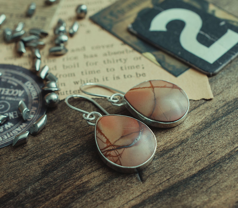 Thumbnail: Cherry Creek Jasper Earrings