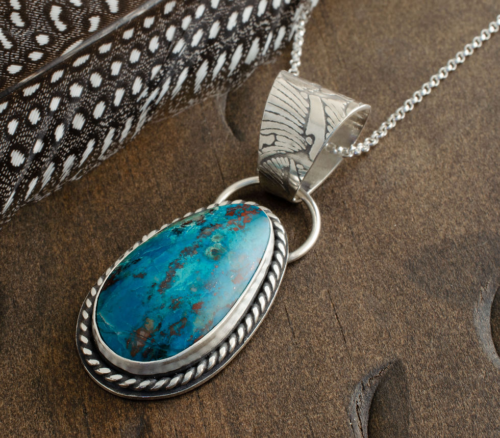 Thumbnail: Chrysocolla Pendant