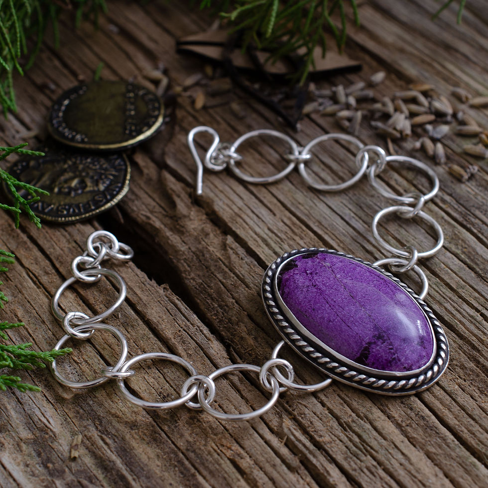 Thumbnail: Purpurite Link Bracelet
