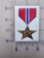 Thumbnail: Bronze star 3" tall American Veteran Military Honor our Service Member